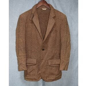 Jhane Barnes NY Textured Knit Blazer – Brown & Black – Women’s M